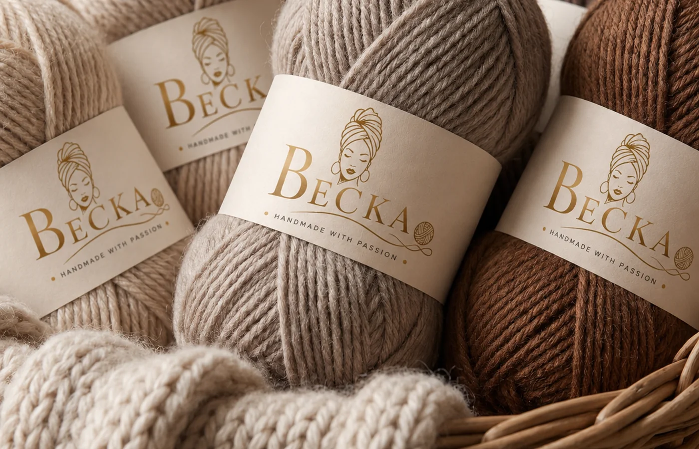 Yarn, textile and handmade craft details
